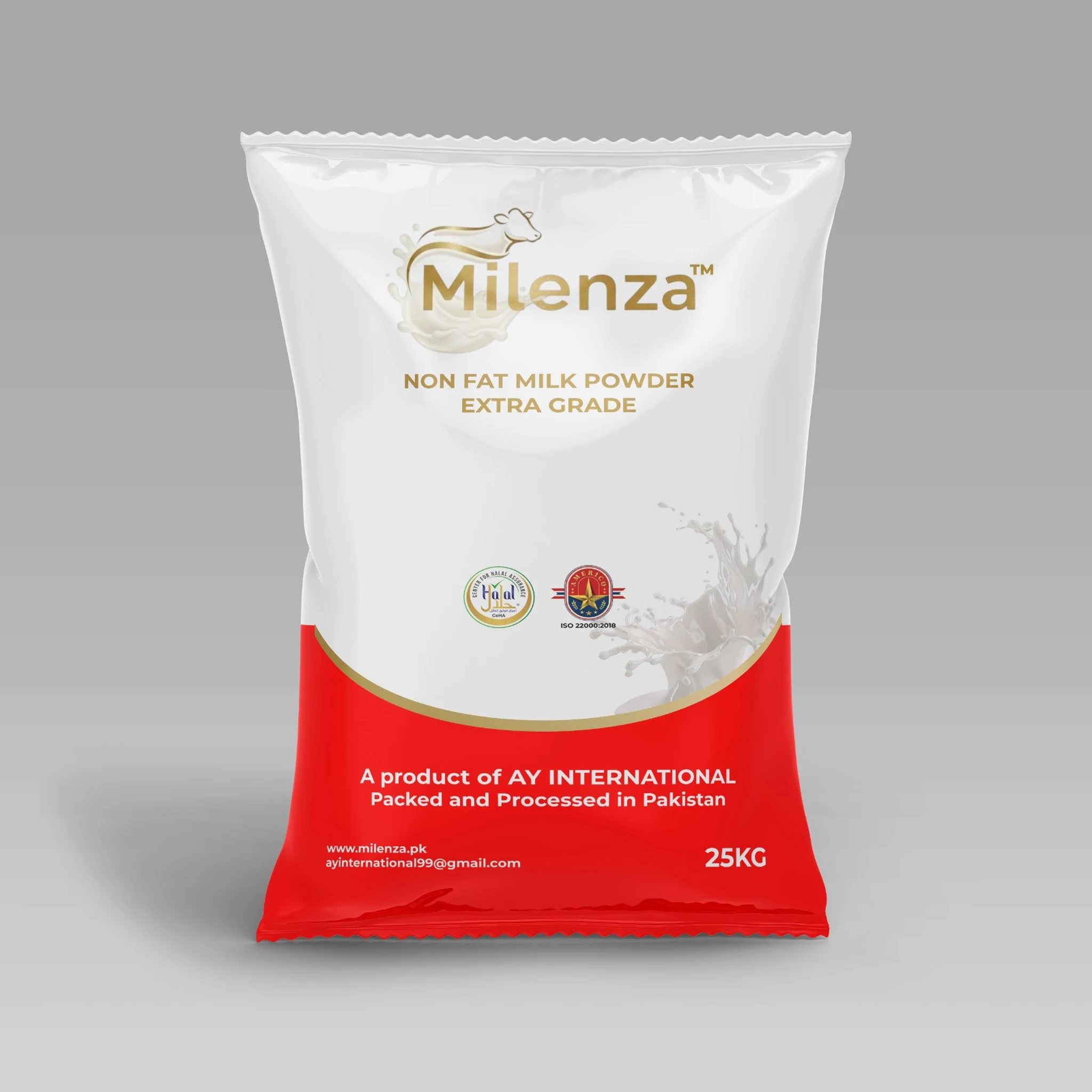 Non-Fat Milk Powder — 25 KG pack by Milenza