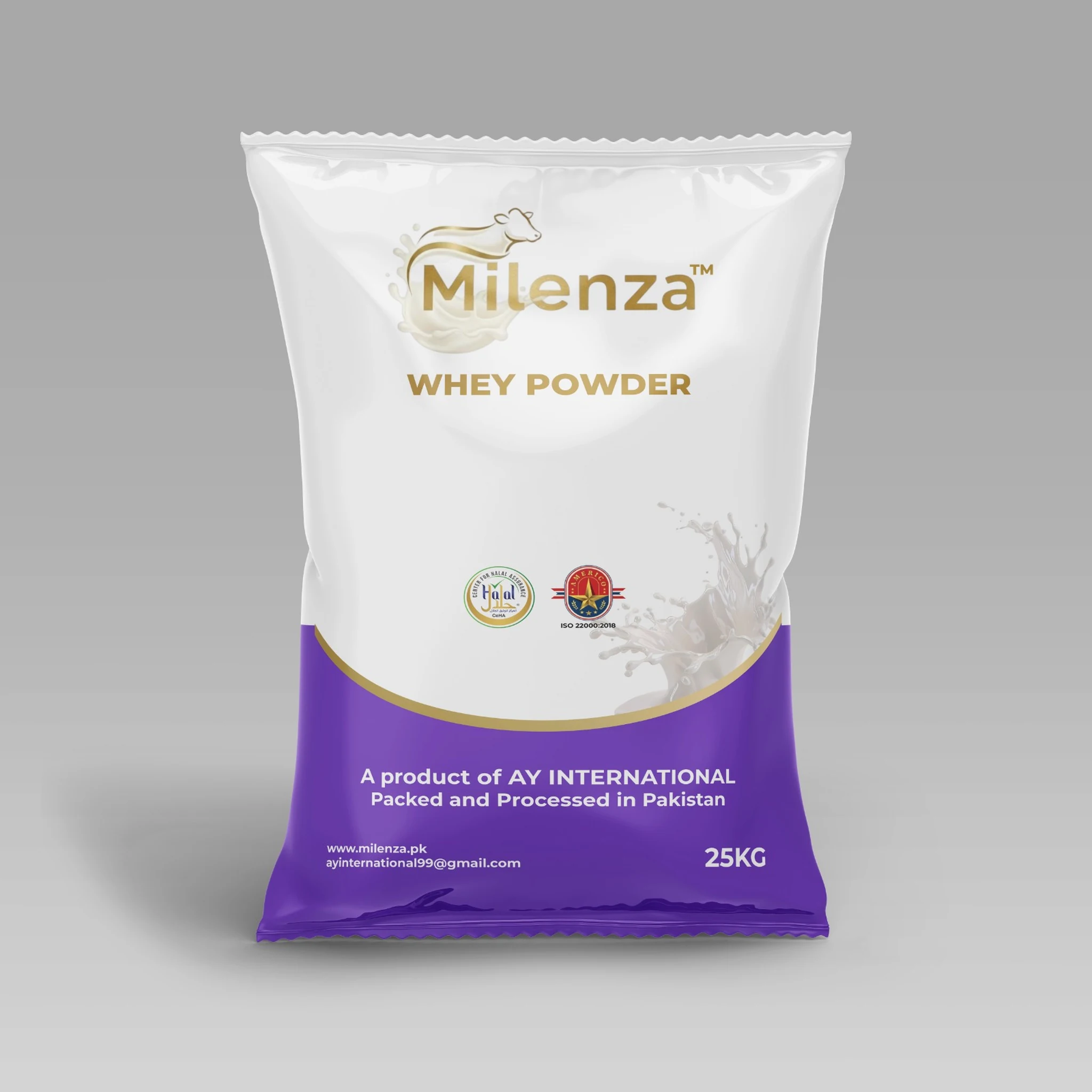 Whey Powder — 25 KG pack by Milenza